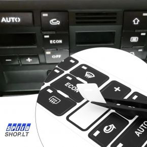 AUDI Audi A2 A3 8L klimato kontrolės mygtukų lipdukai